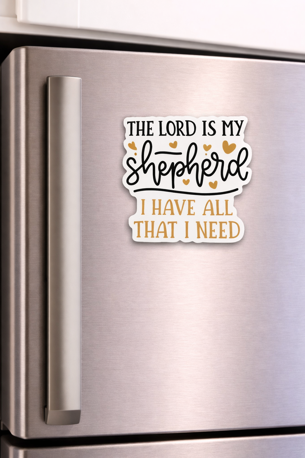 The Lord Is My Shepherd (Script Style) Magnet