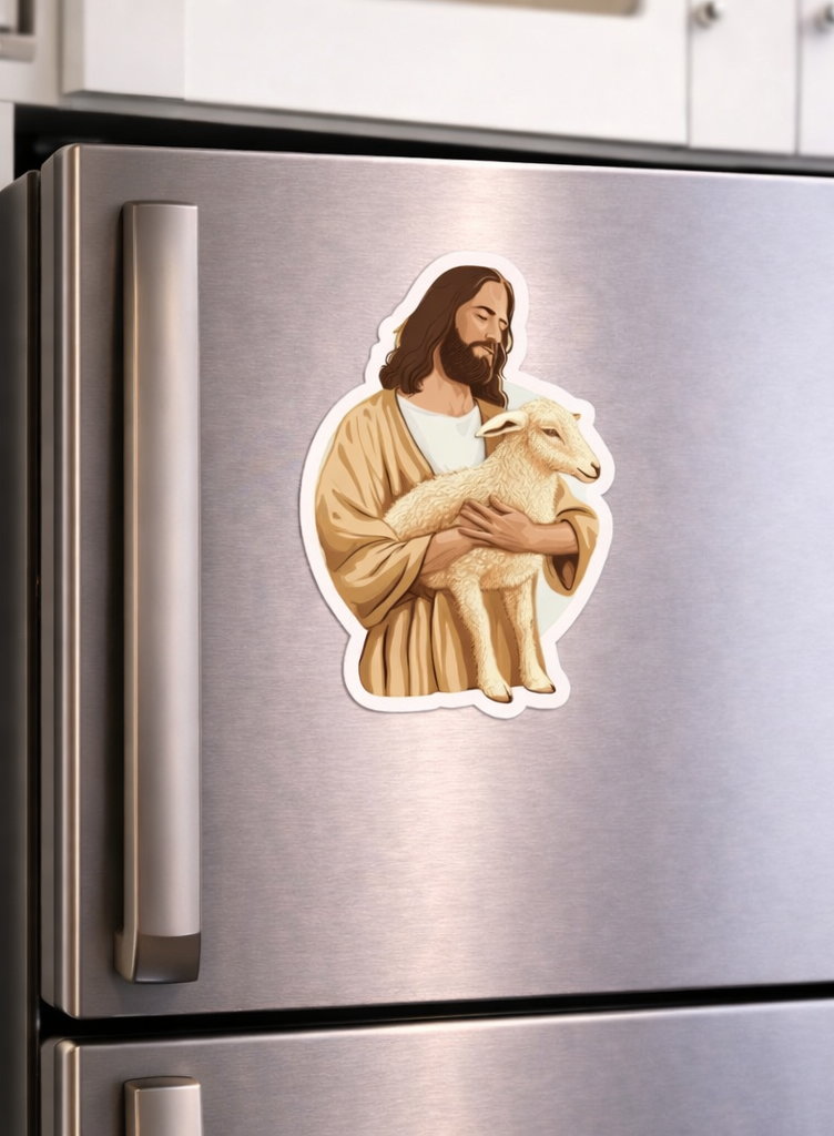 Good Shepherd Magnet (Jesus with Lamb)