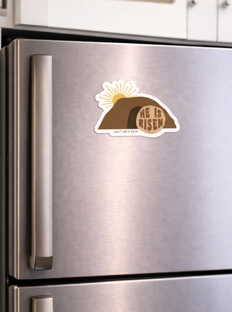 He Is Risen Magnet